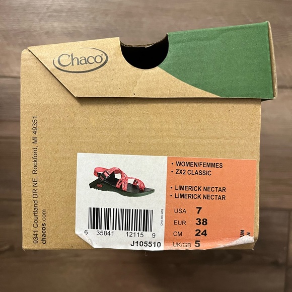 Chaco Women’s ZX2 Classic - size 7, limerick nectar - Picture 2 of 2